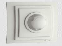 Диммер поворотный Mono Electric Larissa белый 103-191905-134 Диммер поворотный Mono Electric Larissa белый 103-191905-134