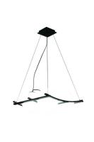 Люстра подвесная Alfa Light F3524-08 White+Black E27*4