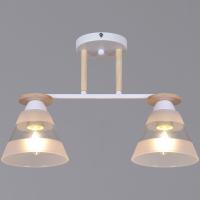 Потолочная люстра Reluce 01630-0.3-02 WH+WOOD