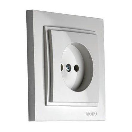 Розетка 2К Mono Electric Despina 16A 250V винтовое подключение серебро 102-212122-116 Розетка 2К Mono Electric Despina 16A 250V винтовое подключение серебро 102-212122-116