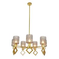 Подвесная люстра Indigo Preda V13025/7R Gold V000470