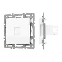 Механизм компьютерной розетки SCT-MPC1-PL-WH (RJ-45, CAT6) Arlight 045301