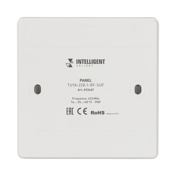 Панель управления Arlight Tuya-228-1-RF-Suf 033667 Панель управления Arlight Tuya-228-1-RF-Suf 033667