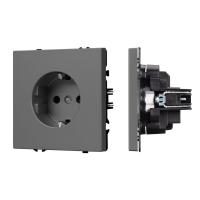 Механизм электрической розетки SCT-NOBE-MEU1-SFPL-GR (230V, 16A) Arlight 054279