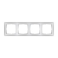 Рамка LK Studio 4-постовая (серебристый металлик) LK60 864403-1