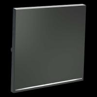 Клавиша для выключателя/переключателя одноклавишного с подсветкой S70 (титан) Voltum VLS000206