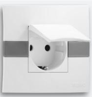 Розетка 2К+З Mono Electric Eсо 16A 250V с крышкой винтовое подключение белый 101-010107-118 Розетка 2К+З Mono Electric Eсо 16A 250V с крышкой винтовое подключение белый 101-010107-118