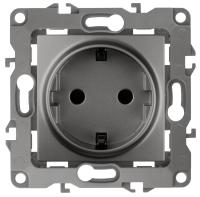 Розетка ЭРА 12 2P E Schuko со шторками 16A 250V 12-2102-12 Б0019323 Розетка ЭРА 12 2P E Schuko со шторками 16A 250V 12-2102-12 Б0019323