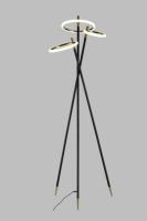 Торшер Alfa Light F3924-60 black+gol d 44W 60*H170