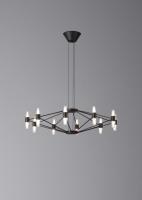 Люстра подвесная Alfa Light F3024-62 BLACK