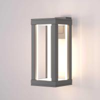 Уличный настенный светодиодный светильник Elektrostandard Frame 1527 Techno Led серый a051856