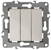 Выключатель трехклавишный ЭРА 12 10AX 250V 12-1107-02 Б0014670 Выключатель трехклавишный ЭРА 12 10AX 250V 12-1107-02 Б0014670