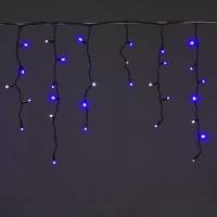 Cветодиодная гирлянда Sneha бахрома 230V синий/белый мерцающий A-057A BL/W FLASH