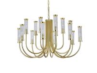 Подвесная люстра Newport 4558+4+4/C mat.gold М0071545