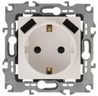 Розетка ЭРА Intro Solo Schuko P+E 16A 250V со шторками 2хUSB слоновая кость 12-4109-02 Б0047841 Розетка ЭРА Intro Solo Schuko P+E 16A 250V со шторками 2хUSB слоновая кость 12-4109-02 Б0047841