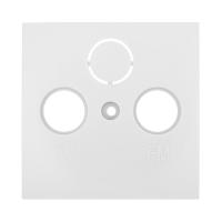 Накладка LK Studio розетки TV+FM+SAT, 2(3) отверстия (белый) LK60 865204-1