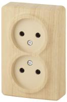 Розетка ЭРА Эксперт 2x2P 16A 250V 11-2202-11 Б0020684 Розетка ЭРА Эксперт 2x2P 16A 250V 11-2202-11 Б0020684