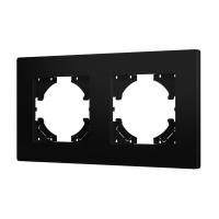 Рамка пластиковая FRM-PERIO-PL-2-BK Arlight 049751
