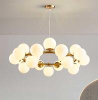 Люстра подвесная Alfa Light F2024-16 E27*25 Медный цвет