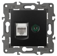 Розетка комбинированная RJ45+TV ЭРА Elegance 14-3110-05 Б0034318 Розетка комбинированная RJ45+TV ЭРА Elegance 14-3110-05 Б0034318