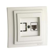 Розетка компьютерная RJ45 Mono Electric Despina/ Larissa 6 кат слоновая кость 500-000105-125 Розетка компьютерная RJ45 Mono Electric Despina/ Larissa 6 кат слоновая кость 500-000105-125