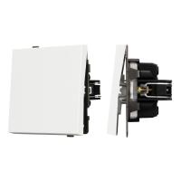 Механизм выключателя одноклавишный перекрёстный SWT-TENDO-MKX1-SFPL-WH (230V, 10A) Arlight 054574