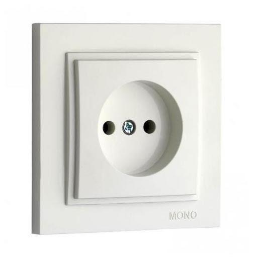 Розетка 2К Mono Electric Despina 16A 250V винтовое подключение белый 102-190022-116 Розетка 2К Mono Electric Despina 16A 250V винтовое подключение белый 102-190022-116