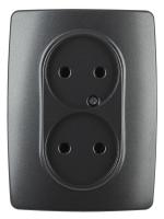 Розетка ЭРА 12 2x2P 16A 250V 12-2107-05 Б0031242 Розетка ЭРА 12 2x2P 16A 250V 12-2107-05 Б0031242