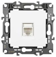 Розетка ЭРА Серия 12 12-3107-01М информационная RJ45 белый матовый Б0065712