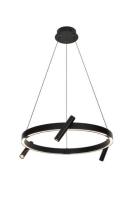 Люстра подвесная Alfa Light F3924-15 black 75W D60*H12 0