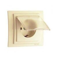 Розетка 2К+З Mono Electric Larissa 16A 250V с крышкой винтовое подключение крем 103-171721-118 Розетка 2К+З Mono Electric Larissa 16A 250V с крышкой винтовое подключение крем 103-171721-118