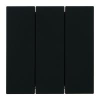 Выключатель 3-клавишный (механизм), Stekker, 250В, 10А Мия, RSW10-3108-05, черный бархат 50444