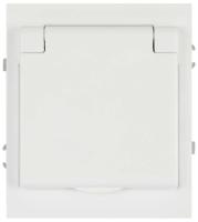 Розетка ЭРА Arktik 16-2103-01 с заземлением 2P+E Schuko со шторками с крышкой 16А-250В белый Б0070434