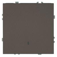 Выключатель 1-клавишный c индикатором (механизм), Stekker, 250В, 10А Эмили, RSW10-5101-09, антрацит, soft touch 49915