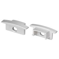 Заглушка LINE-2308-F SILVER с отверстием Arlight 054383