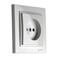 Розетка 2К Mono Electric Despina 16A 250V винтовое подключение серебро 102-212122-116 Розетка 2К Mono Electric Despina 16A 250V винтовое подключение серебро 102-212122-116