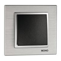 Выключатель Mono Electric Despina/ Larissa одноклавишный графит 500-002025-100 Выключатель Mono Electric Despina/ Larissa одноклавишный графит 500-002025-100
