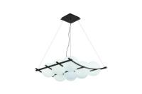 Люстра подвесная Alfa Light F3524-10 White+Black E27*9