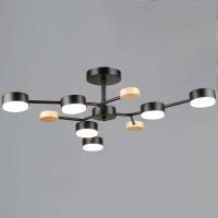 Люстра Reluce 03860-0.3-06 BK+WOOD GX53