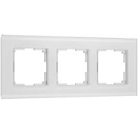 Рамка Werkel Senso на 3 поста белый стекло soft-touch W0033101 4690389200410