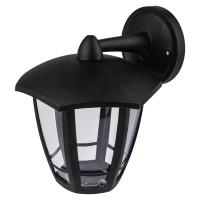 Садово-парковый светильник ЭРА «Дели 3» НБУ 07-40-004 черный 6-гранный настенный IP44 Е27 max 60Вт Б0051188
