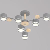 Потолочная люстра Reluce 68730-0.3-06 GX53 GREY+WOOD