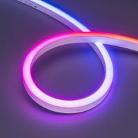 Светодиодная лента герметичная DMX MOONLIGHT-SIDE-B84-12x17mm 24V RGB-PX7 (18 W/m, IP67, 5m, wire x2) Arlight 041013