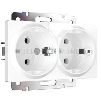 Розетка двойная с заземлением Werkel белый W1172001 4690389155352