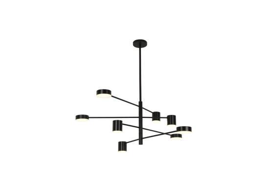 Люстра подвесная Alfa Light F4324-03 d100 h90 Black