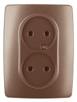 Розетка ЭРА 12 2x2P 16A 250V 12-2107-14 Б0031246 Розетка ЭРА 12 2x2P 16A 250V 12-2107-14 Б0031246