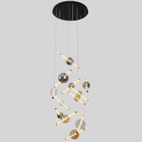 Люстра подвесная Alfa Light F1824-07 650*650*3000mm LED/96W/3000K