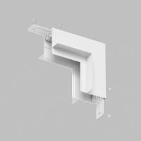 Коннектор L-образный стена-потолок Denkirs Smart Hide TR2118-WH