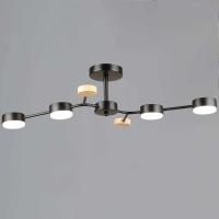 Люстра Reluce 03860-0.3-04 BK+WOOD GX53