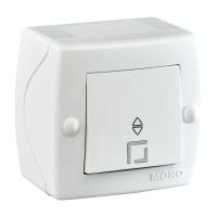 Выключатель Mono Electric Octans IP20 одноклавишный проходной белый 104-010101-109 Выключатель Mono Electric Octans IP20 одноклавишный проходной белый 104-010101-109